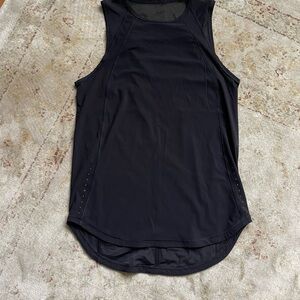 Black Sleeveless Lululemon Tank Top